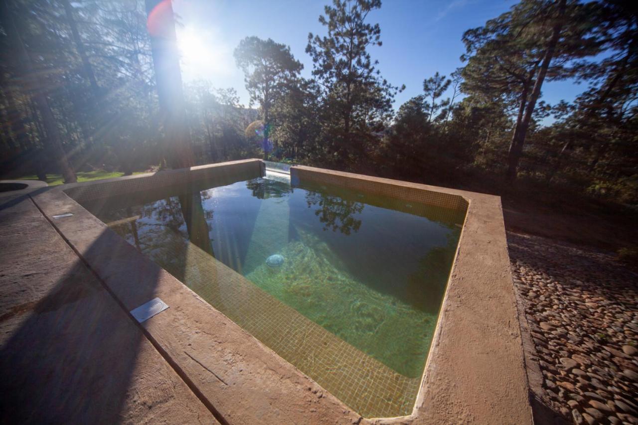 Cabana Lujo Con Alberca Climatizada Vistas Al Bosque De Mazamitla Luaran gambar